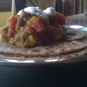 Kabab Pizza Paratha