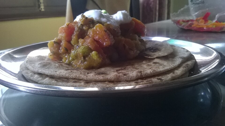 Kabab Pizza Paratha